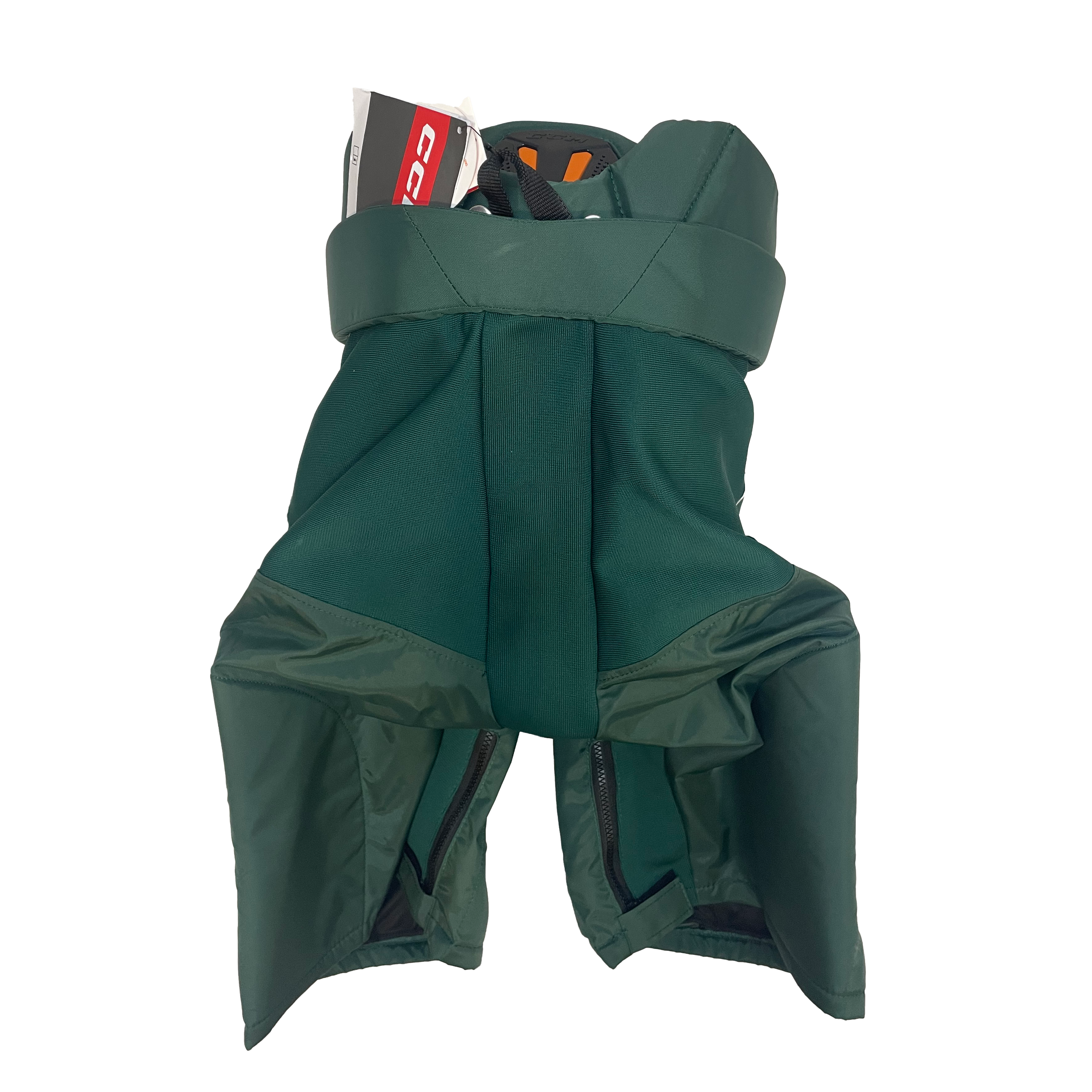 CCM HPWMP - Pantalon de hockey NCAA Pro Stock pour femme (vert/blanc)